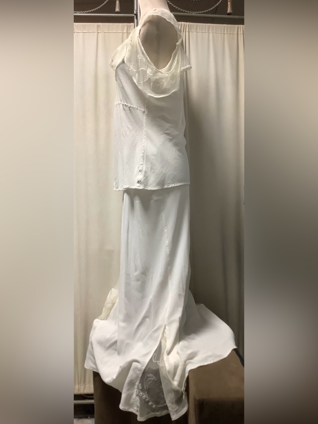Ghost London Compressed Crepe Lace Maxi Skirt Set — image 3 of 8